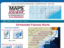 Tablet Screenshot of offshore-fishing-map.com